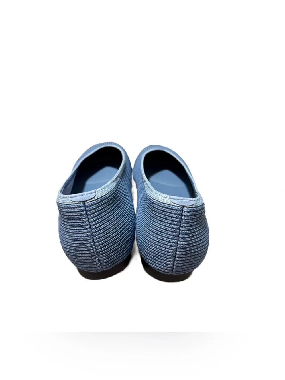 Vivaia Margot 2.0 Square Toe V-Cut Flats Women's 42/ 11.5 Denim Blue NEW